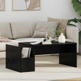 vidaXL Salontafel Wit 90 x 45 x 35 cm Bewerkt hout
