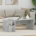 vidaXL Salontafel Wit 90 x 45 x 35 cm Bewerkt hout