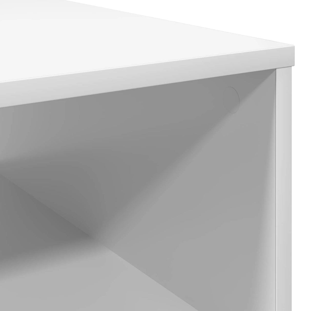 vidaXL Salontafel met lade met opslag Wit 95 x 55 x 31 cm Bewerkt hout