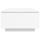 vidaXL Salontafel met lade met opslag Wit 95 x 55 x 31 cm Bewerkt hout