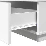 vidaXL Salontafel met lade met opslag Wit 95 x 55 x 31 cm Bewerkt hout