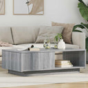 vidaXL Salontafel met lade met opslag Wit 95 x 55 x 31 cm Bewerkt hout