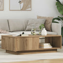 vidaXL Salontafel met lade met opslag Wit 95 x 55 x 31 cm Bewerkt hout