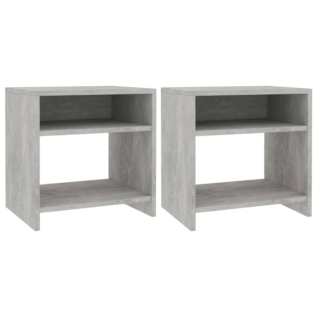 vidaXL Nachtkastje 40x30x40 cm bewerkt hout wit