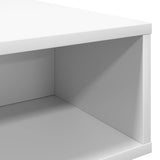 vidaXL Coffee Table White 105 x 50 x 32.5 cm Engineered Wood