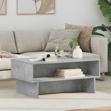 vidaXL Salontafel Wit 80 x 46 x 35 cm Bewerkt hout