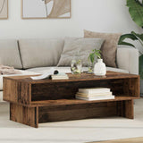 vidaXL Salontafel Wit 80 x 46 x 35 cm Bewerkt hout