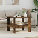 vidaXL Salontafel Wit 57 x 55 x 45 cm Bewerkt hout