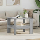 vidaXL Salontafel Wit 57 x 55 x 45 cm Bewerkt hout
