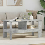 vidaXL Salontafel Wit 57 x 55 x 45 cm Bewerkt hout