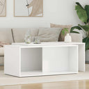 vidaXL Koffietafel Set 2 pcs Wit Bewerkt hout