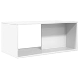 vidaXL Koffietafel Set 2 pcs Wit Bewerkt hout