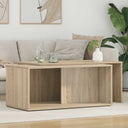 vidaXL Koffietafel Set 2 pcs Wit Bewerkt hout