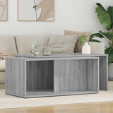 vidaXL Koffietafel Set 2 pcs Wit Bewerkt hout
