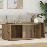 vidaXL Koffietafel Set 2 pcs Wit Bewerkt hout