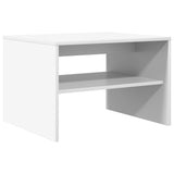 vidaXL Salontafel Wit 60 x 50 x 40 cm Bewerkt hout