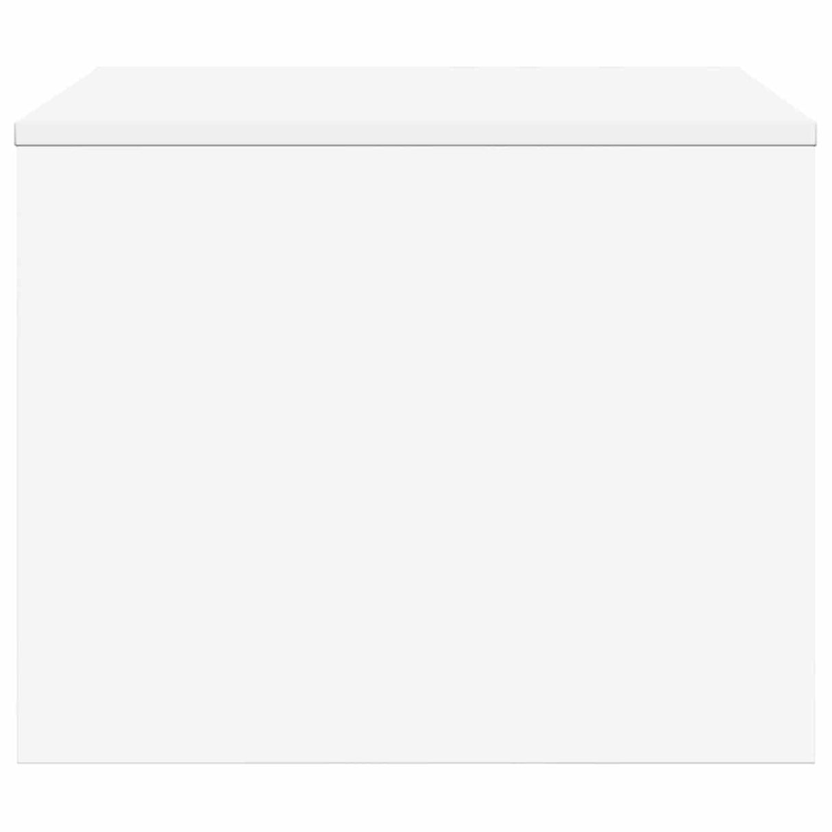 vidaXL Salontafel Wit 60 x 50 x 40 cm Bewerkt hout