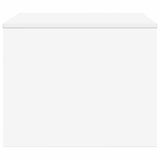 vidaXL Salontafel Wit 60 x 50 x 40 cm Bewerkt hout