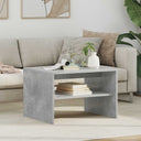 vidaXL Salontafel Wit 60 x 50 x 40 cm Bewerkt hout