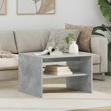 vidaXL Salontafel Wit 60 x 50 x 40 cm Bewerkt hout
