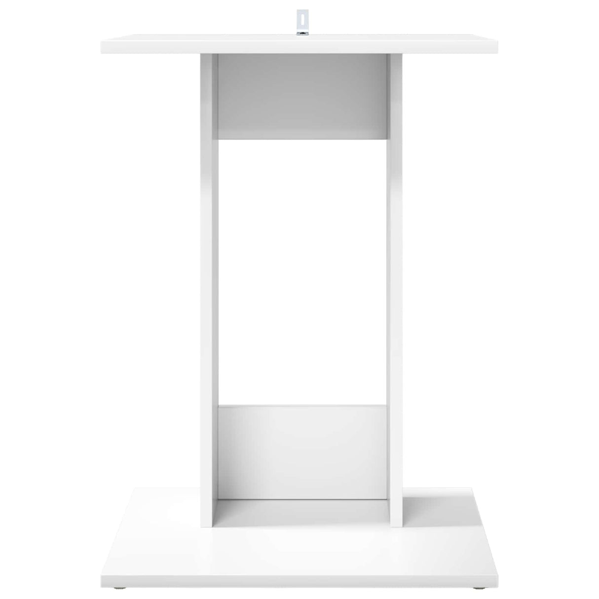 vidaXL Bijzettafel Wit 45 x 40 x 62,5 cm Bewerkt hout