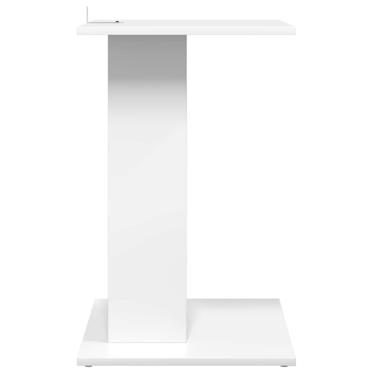 vidaXL Bijzettafel Wit 45 x 40 x 62,5 cm Bewerkt hout