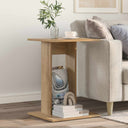 vidaXL Bijzettafel Wit 45 x 40 x 62,5 cm Bewerkt hout