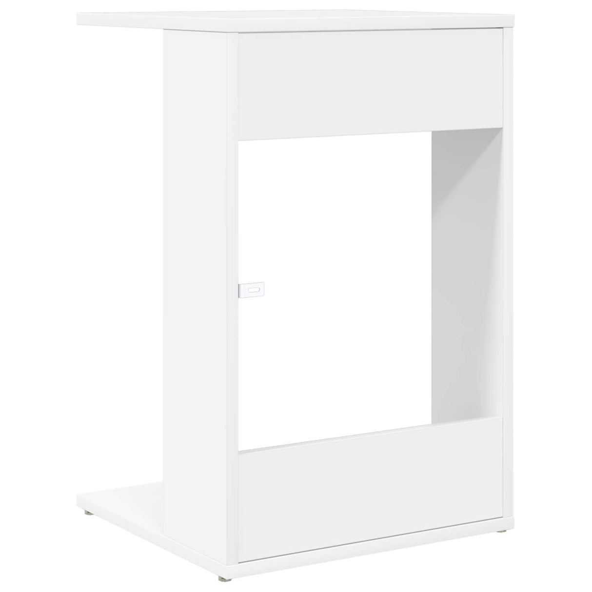 vidaXL Bijzettafel Wit 40 x 38 x 62,5 cm Bewerkt hout