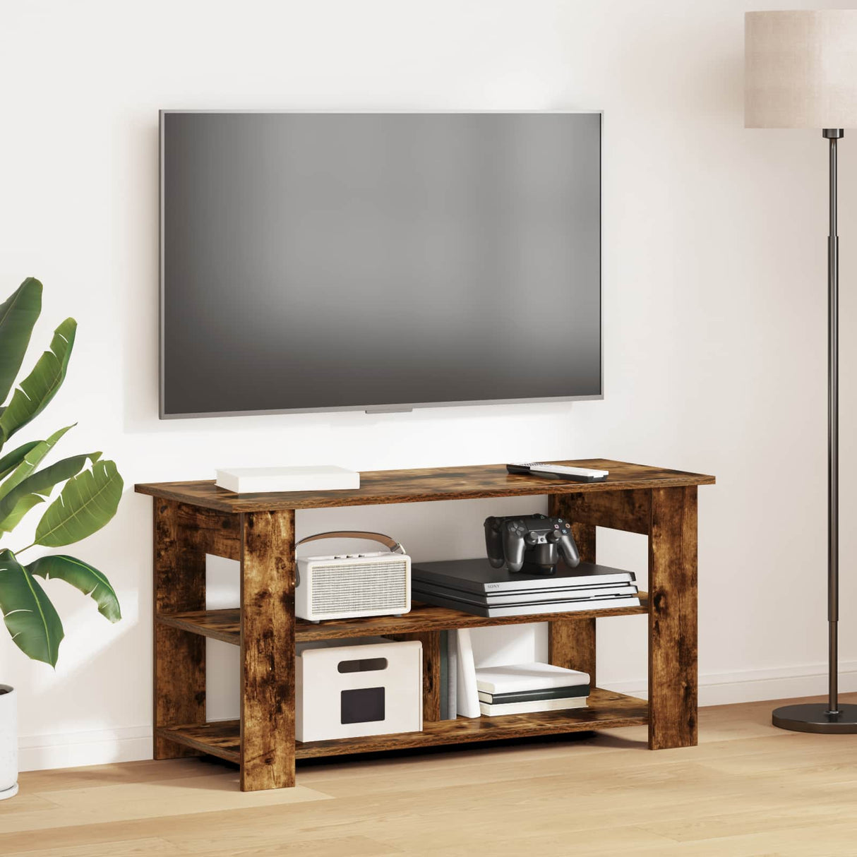 vidaXL TV-stand Wit 100 x 40 x 50 cm