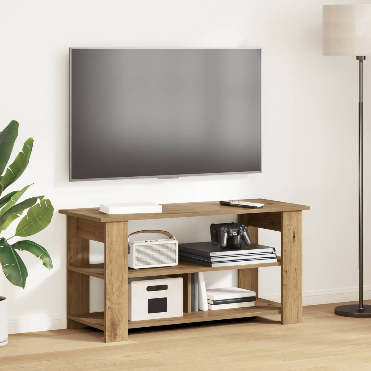 vidaXL TV-stand Wit 100 x 40 x 50 cm