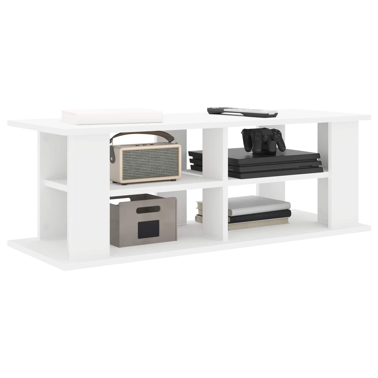 vidaXL TV-stand Zwart Eiken 96 x 35 x 33,5 cm