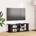 vidaXL TV-stand Zwart Eiken 96 x 35 x 33,5 cm