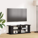 vidaXL TV-stand Zwart Eiken 96 x 35 x 33,5 cm