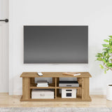 vidaXL TV-stand Zwart Eiken 96 x 35 x 33,5 cm