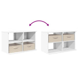 vidaXL TV-stand met lade Wit 79 x 40 x 48 cm