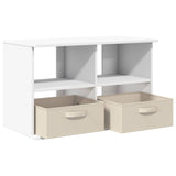 vidaXL TV-stand met lade Wit 79 x 40 x 48 cm