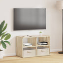 vidaXL TV-stand met lade Wit 79 x 40 x 48 cm