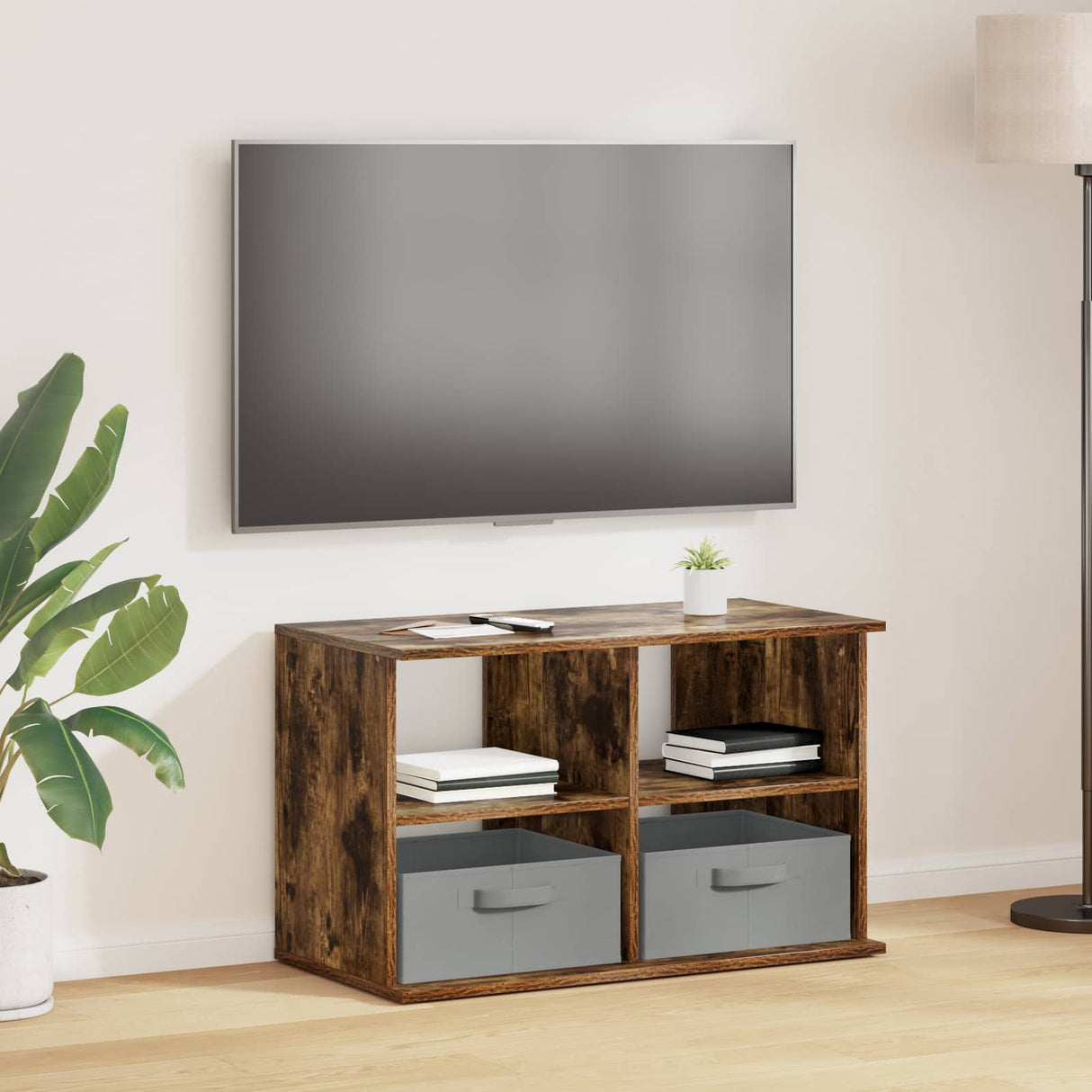 vidaXL TV-stand met lade Wit 79 x 40 x 48 cm