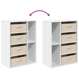 vidaXL Dressoir Wit 60 x 33,5 x 84 cm