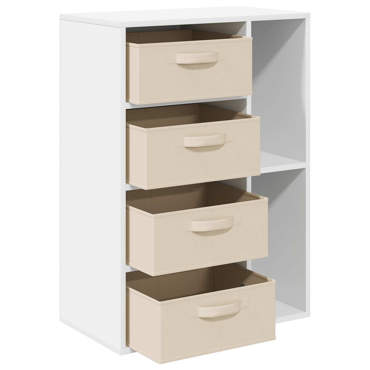 vidaXL Dressoir Wit 60 x 33,5 x 84 cm