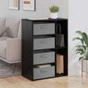 vidaXL Dressoir Wit 60 x 33,5 x 84 cm