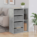 vidaXL Dressoir Wit 60 x 33,5 x 84 cm