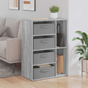 vidaXL Dressoir Wit 60 x 33,5 x 84 cm
