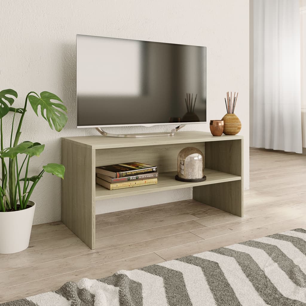 vidaXL Tv-meubel 80x40x40 cm bewerkt hout wit