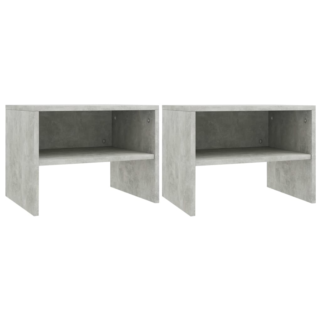 vidaXL Nachtkastje 40x30x30 cm bewerkt hout wit