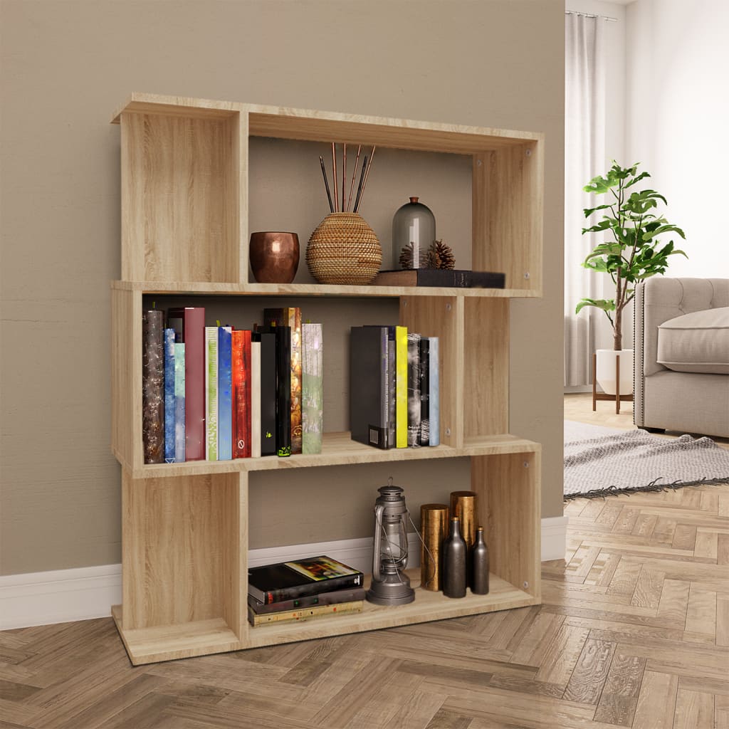 vidaXL Boekenkast/kamerscherm 80x24x96 cm bewerkt hout wit