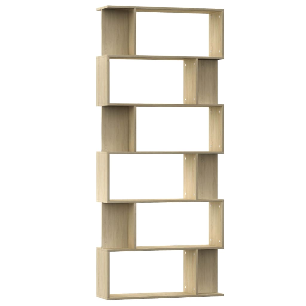 vidaXL Boekenkast / kamerscherm 80x24x192 cm bewerkt hout wit