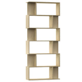 vidaXL Boekenkast / kamerscherm 80x24x192 cm bewerkt hout wit