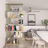 vidaXL Boekenkast / kamerscherm 80x24x192 cm bewerkt hout wit
