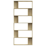vidaXL Boekenkast / kamerscherm 80x24x192 cm bewerkt hout wit